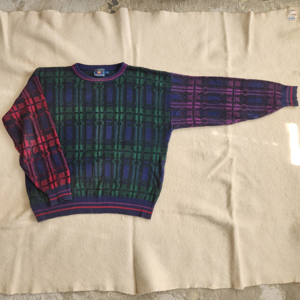 Ralph Lauren Multicolor Plaid Crewneck Sweater